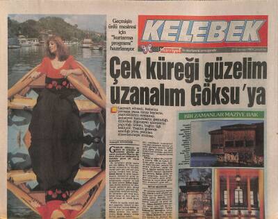 Hürriyet Gazetesi Kelebek Eki 19 Temmuz 1989 - Küçüksunun Geleneksel Mısırı - Yasenia Aşık GZ127820 - 1
