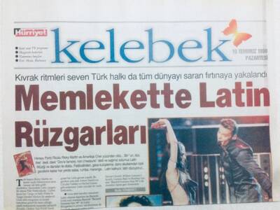 Hürriyet Gazetesi Kelebek Eki 19 Temmuz 1999 - Memlekette Latin Rüzgarları GZ43391 - 1