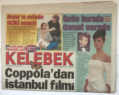 Hürriyet Gazetesi Kelebek Eki 19 Temmuz 2004 - Avşarın Evinde REİKİ Seansı GZ5343 - 2