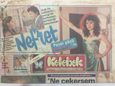 Hürriyet Gazetesi Kelebek Eki 2 Ağustos 1985 - Ahu Tuğba Anne Sözü Dinledi GZ50544 - 1