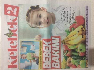Hürriyet Gazetesi Kelebek Eki 2 Ağustos 2016 - Bebek Bakımı GZ29482 - 1