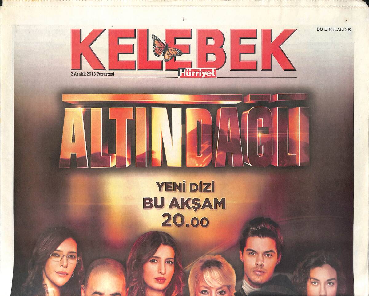 Hürriyet Gazetesi Kelebek Eki 2 Aralık 2013 - Rüzgar Çetin Sokak Ortasında Rüzgar Gibi Esti - Paris Hilton Hayranları İsyan Etti GZ155063 - 1