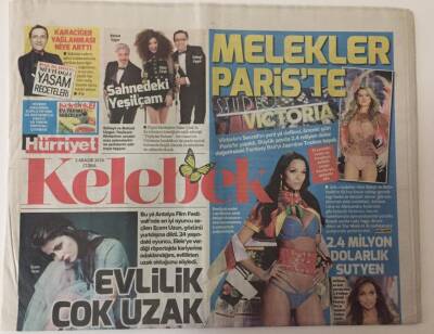 Hürriyet Gazetesi Kelebek Eki 2 Aralık 2016 - Ecem Uzun İle Röportaj GZ18785 - 1