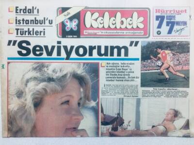Hürriyet Gazetesi Kelebek Eki 2 Ekim 1984 - İhtiyar Delikanlı Sadri Alışık GZ41771 - 1