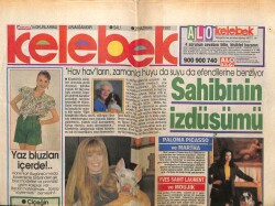 Hürriyet Gazetesi Kelebek Eki 2 Haziran 1992 - Fatma Girik Ve Kurtları GZ63699 - 1