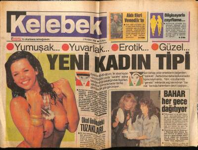 Hürriyet Gazetesi Kelebek Eki 2 Kasım 1990 - Yeni Kadın Tipi GZ75704 - 1