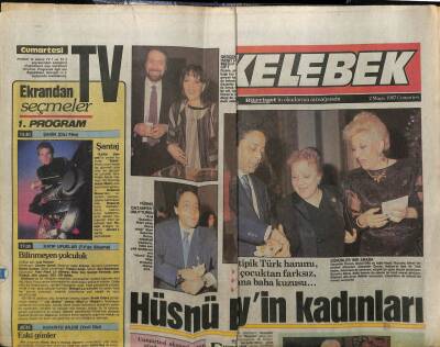 Hürriyet Gazetesi Kelebek Eki 2 Mayıs 1987 - Hüsnü ,Gazanfer Özcanı Unutturdu GZ61896 - 2