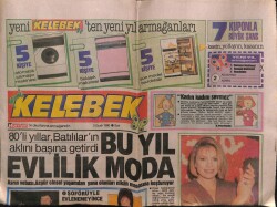 Hürriyet Gazetesi Kelebek Eki 2 Ocak 1990 - Ajda Pekkan Ne Demek İstiyor GZ63520 - 1