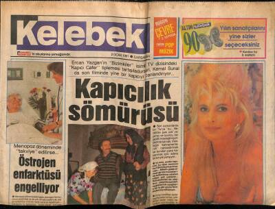 Hürriyet Gazetesi Kelebek Eki 2 Ocak 1991 - Kapıcılık Sömürüsü GZ75678 - 1
