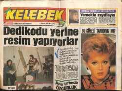 Hürriyet Gazetesi Kelebek Eki 2 Şubat 1990 - Meral Konrata Tam Not GZ63425 - 1