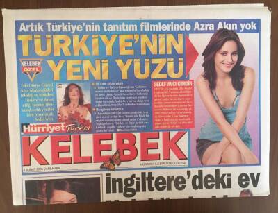 Hürriyet Gazetesi Kelebek Eki 2 Şubat 2005 - Türkiyenin Yeni Yüzü Sedef Avcı GZ10021 - 2