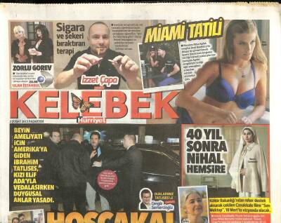 Hürriyet Gazetesi Kelebek Eki 2 Şubat 2015 - Malkovich Onuruna Özel Davet GZ115989 - 1