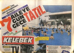 Hürriyet Gazetesi Kelebek Eki 2 Temmuz 1987- Kaplumbağa Turistler GZ63716 - 1