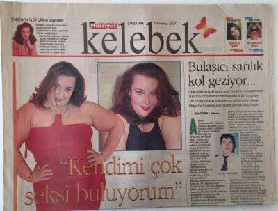 Hürriyet Gazetesi Kelebek Eki 2 Temmuz 1997 - Bulaşıcı Sarılık Kol Geziyor GZ18089 - 1