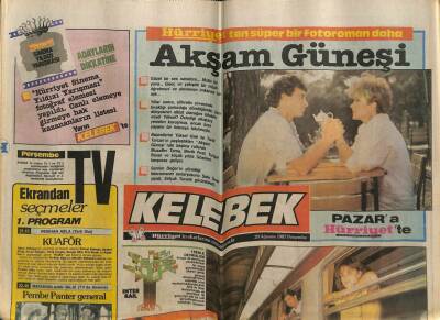 Hürriyet Gazetesi Kelebek Eki 20 Ağustos 1987 - 26 Yaşından Küçükler , Inter-Rail Demiryolu Kartıyla Avrupayı Biletsiz Gezebiliyor GZ94139 - 1