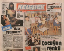Hürriyet Gazetesi Kelebek Eki 20 Eylül 1988 - Arabesk Tartışması * Orhan Gencebay - Timur Selçuk GZ82770 - 1