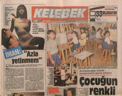 Hürriyet Gazetesi Kelebek Eki 20 Eylül 1988 - Arabesk Tartışması * Orhan Gencebay - Timur Selçuk GZ82770 - 1