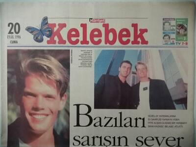 Hürriyet Gazetesi Kelebek Eki 20 Eylül 1996 Yusuf İslam Müziğim İslam İçin Sustu -GZ37274 - 1
