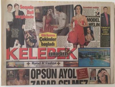 Hürriyet Gazetesi Kelebek Eki 20 Eylül 2008 - Öpsün Ayol Zarar Gelmez Müjde Ar Aysun Kayacıya Böyle Seslendi GZ28348 - 1