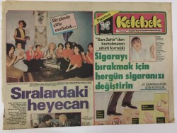 Hürriyet Gazetesi Kelebek Eki 20 Haziran 1983 - Karakuşağını Taktı Kendini Genç Kızlara Adadı GZ13089 - 1