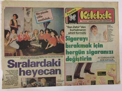 Hürriyet Gazetesi Kelebek Eki 20 Haziran 1983 - Karakuşağını Taktı Kendini Genç Kızlara Adadı GZ13089 - 1