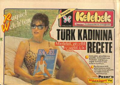 Hürriyet Gazetesi Kelebek Eki 20 Haziran 1985 - Ürdünde 3 Türk Gelin... Meral Sadi * Emel Haddal * Banu Hicazi GZ90291 - 1