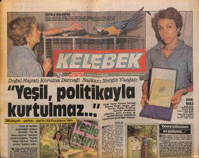 Hürriyet Gazetesi Kelebek Eki 20 Haziran 1988 - Kral Hüseyin Ve Kraliçe Nur , Bir Yastıkta 10 Yıl... GZ93962 - 1
