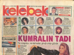 Hürriyet Gazetesi Kelebek Eki 20 Haziran 1992 - Bizim Kumrallarımız * Gülşen Bubikoğlu - Özlem Kaymaz GZ114028 - 1