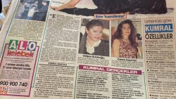 Hürriyet Gazetesi Kelebek Eki 20 Haziran 1992 - Bizim Kumrallarımız * Gülşen Bubikoğlu - Özlem Kaymaz GZ114028 - 2