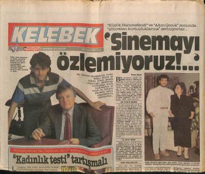 Hürriyet Gazetesi Kelebek Eki 20 Kasım 1988 - Göker Arsoy Babasının En Büyük Yardımcısı... GZ82804 - 1