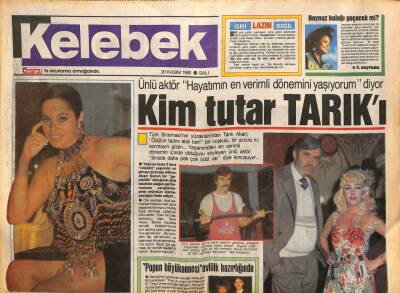 Hürriyet Gazetesi Kelebek Eki 20 Kasım 1990 - Tarık Akan Hayatımın En Verimli Dönemini Yaşıyorum diyor GZ90742 - 1