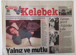Hürriyet Gazetesi Kelebek Eki 20 Kasım 1996 - Rüstem Batu Tek Kişilik Şovu İle Yeniden Sahnelerde GZ16922 - 2