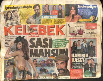 Hürriyet Gazetesi Kelebek Eki 20 Kasım 2014 - Sılanın Gece Operasyonu - Ferrari Şov GZ98849 - 1