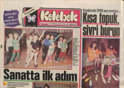 Hürriyet Gazetesi Kelebek Eki 20 Mart 1986 - Zsa Zsa Gabor Kimdir ? GZ90523 - 1
