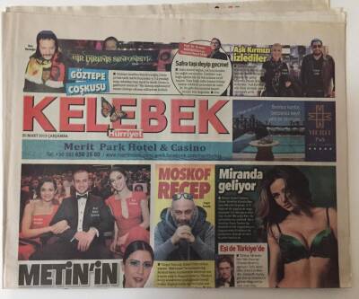 Hürriyet Gazetesi Kelebek Eki 20 Mart 2013 - Japonlar Ayranla Tanıştı GZ26904 - 1