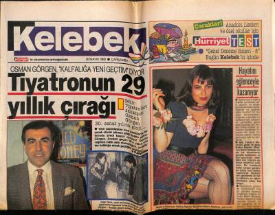 Hürriyet Gazetesi Kelebek Eki 20 Mayıs 1992 - Osman Görgen Kalfalığa Geçtim GZ75712 - 1