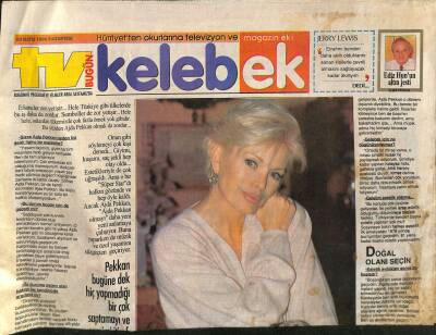 Hürriyet Gazetesi Kelebek Eki 20 Mayıs 1996 - Ediz Hunun Altın Jesti - Fatma Girik , Engel Tanımıyor GZ123376 - 1
