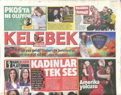 Hürriyet Gazetesi Kelebek Eki 20 Mayıs 2015 - Meltem Cumbulun Kaçış Planı İşe Yaramadı GZ116613 - 1