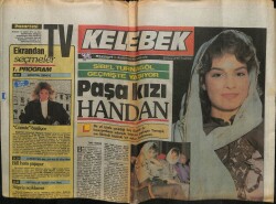 Hürriyet Gazetesi Kelebek Eki 20 Nisan 1987 - Sibel Turnagöl Geçmişte Yaşıyor GZ61912 - 1