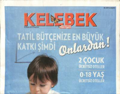 Hürriyet Gazetesi Kelebek Eki 20 Nisan 2015 - İdo Tatlıses Keşke Babam Dövseydi GZ116103 - 1