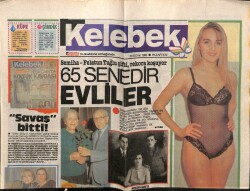 Hürriyet Gazetesi Kelebek Eki 20 Ocak 1992 - Semiha Felatun Tuğlu Çifti Rekora Koşuyor GZ63942 - 2