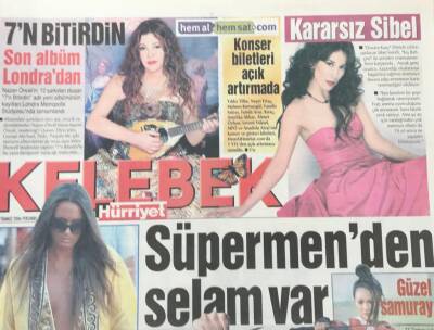 Hürriyet Gazetesi Kelebek Eki 20 Temmuz 2006 -Bir Efsane Ve Bir Devir Noktalandı Güzin Abla GZ36008 - 1
