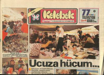 Hürriyet Gazetesi Kelebek Eki 21 Ağustos 1984 - Füsun Önal Neden Sudan Korkuyor ? GZ84831 - 1