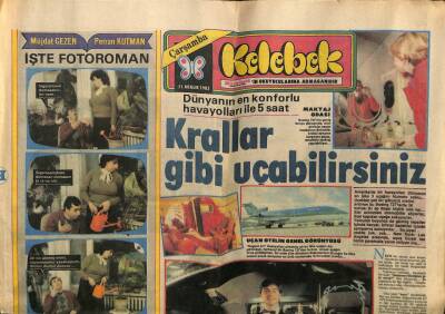 Hürriyet Gazetesi Kelebek Eki 21 Aralık 1983 - Kenan Kalav Fotoromanı GZ61806 - 2