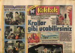 Hürriyet Gazetesi Kelebek Eki 21 Aralık 1983 - Kenan Kalav Fotoromanı GZ61806 - 1