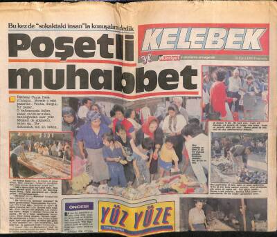 Hürriyet Gazetesi Kelebek Eki 21 Eylül 1989 - Aydan Şener Ve Tolga Savacı Aynı Filmde GZ63484 - 2