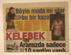 Hürriyet Gazetesi Kelebek Eki 21 Eylül 2004 - Aramızda Sadece 10 Santim Vardı GZ5435 - 1