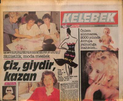 Hürriyet Gazetesi Kelebek Eki 21 Haziran 1988 - ABDnin Stil Kralı Ralph Lauren GZ93963 - 1