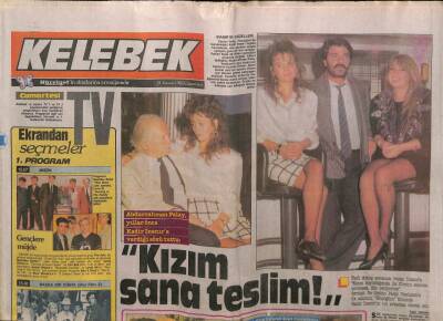 Hürriyet Gazetesi Kelebek Eki 21 Kasım 1987 - Cihan Ünal - Harika Avcı Fotoroman GZ63620 - 1