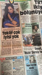 Hürriyet Gazetesi Kelebek Eki 21 Mart 1989 - Türkan Şoray , Sadece Dizi Yapmış Olmak İçin Ekrana Gelmek İstemiyor GZ113729 - 2